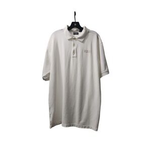 PING Golf Polo Shirt Embroidered Private Escapes Short Sleeve‎ White